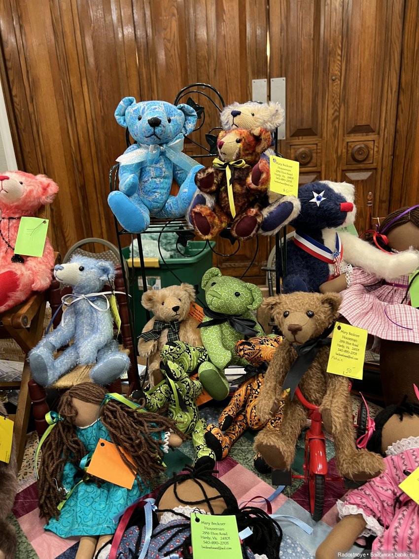 Выставка авторских кукол и мишек тедди в Филадельфии