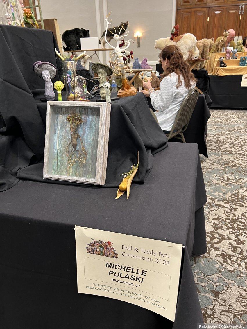 Выставка авторских кукол и мишек тедди в Филадельфии