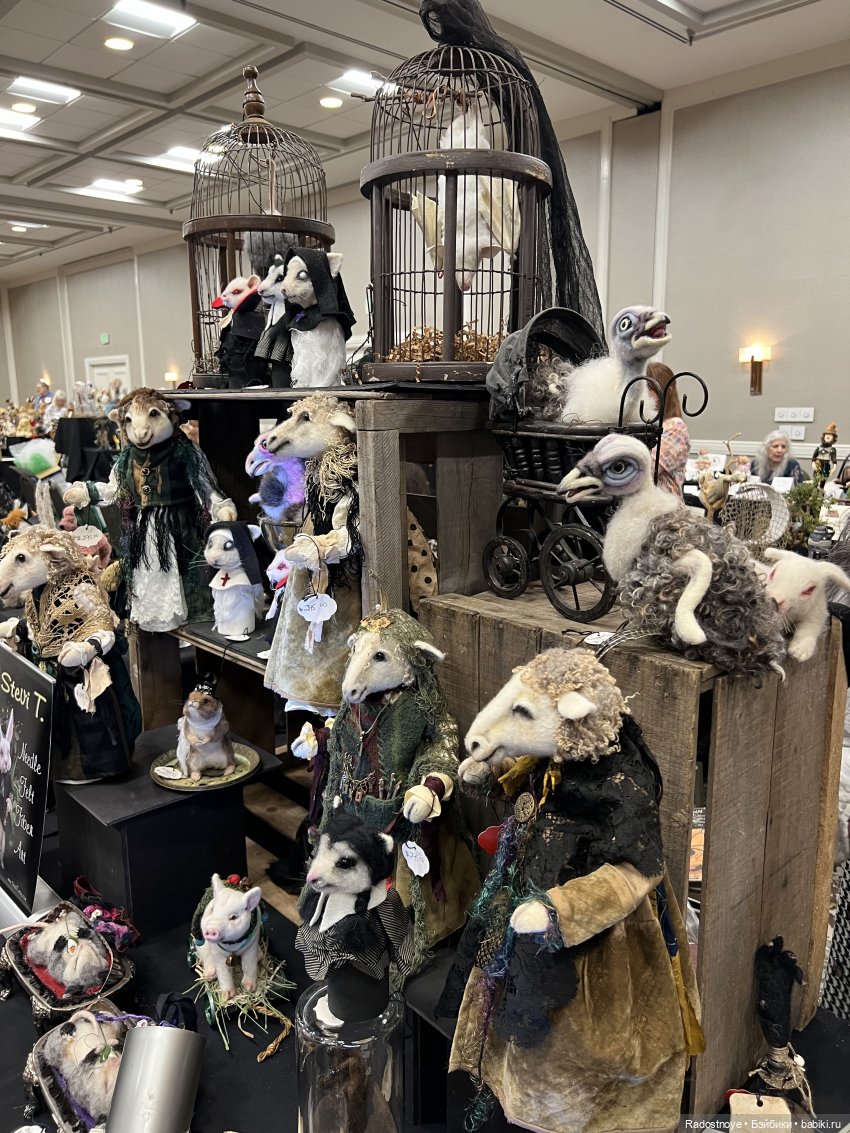 Выставка авторских кукол и мишек тедди в Филадельфии