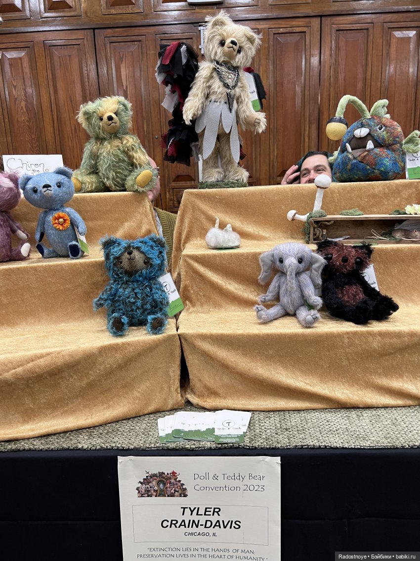 Выставка авторских кукол и мишек тедди в Филадельфии