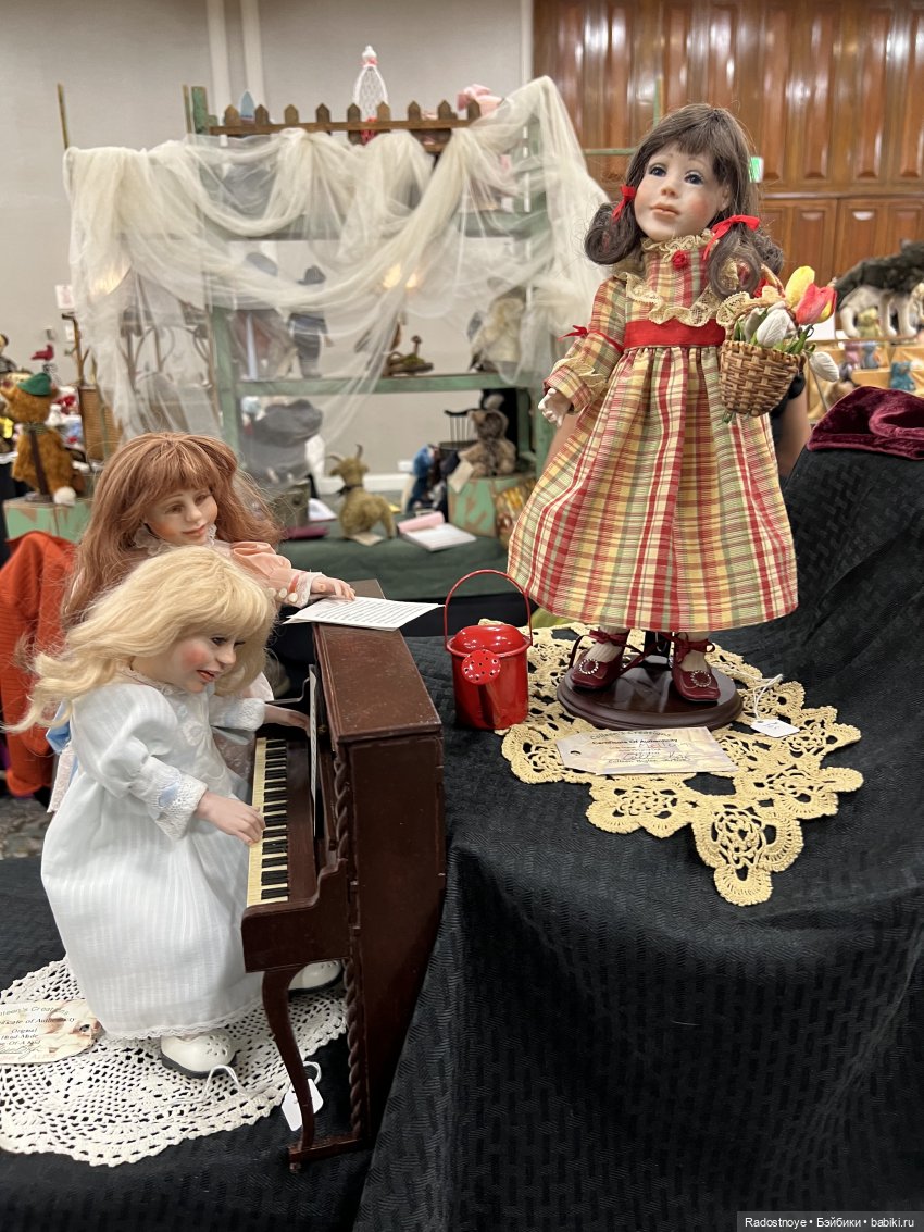 Выставка авторских кукол и мишек тедди в Филадельфии