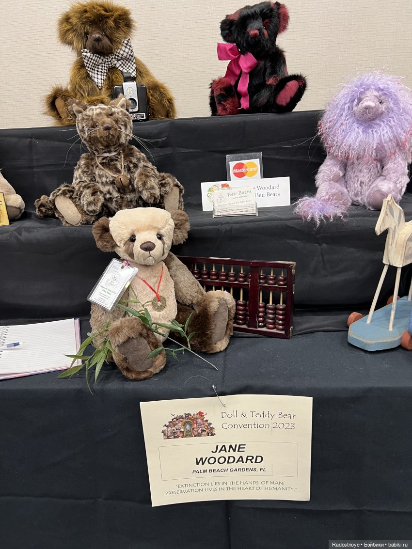Выставка авторских кукол и мишек тедди в Филадельфии