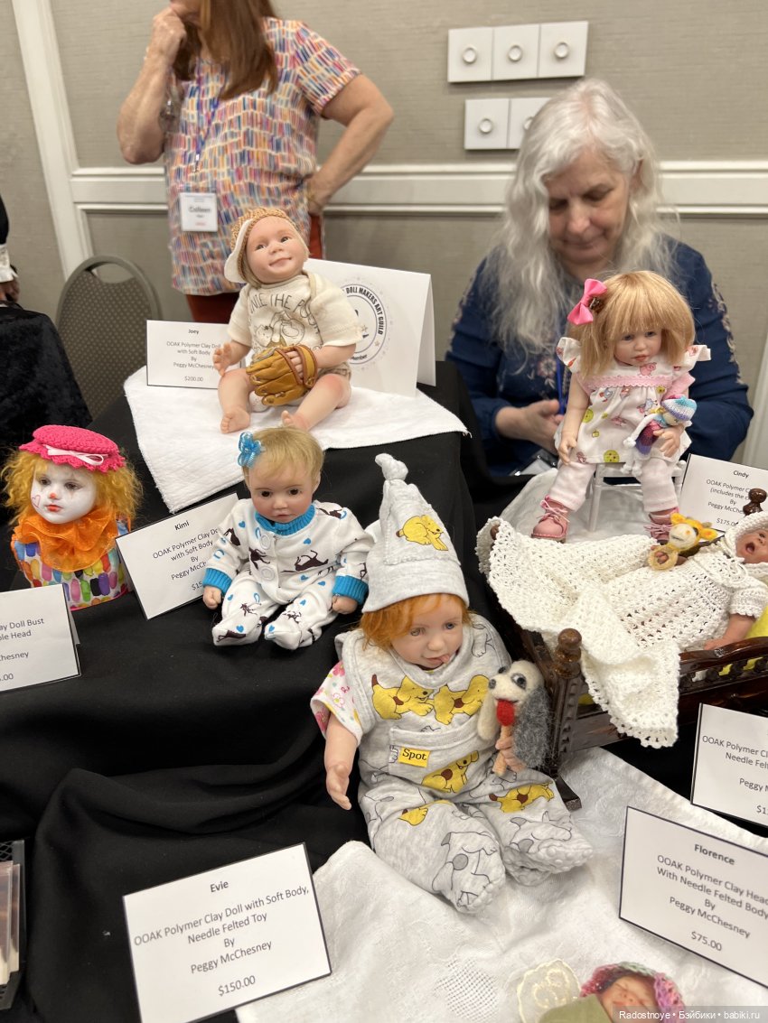 Выставка авторских кукол и мишек тедди в Филадельфии