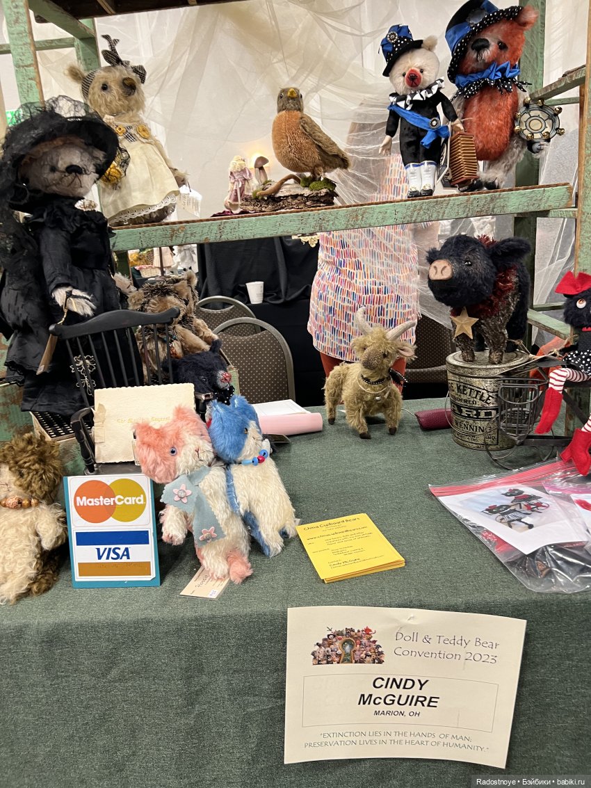 Выставка авторских кукол и мишек тедди в Филадельфии