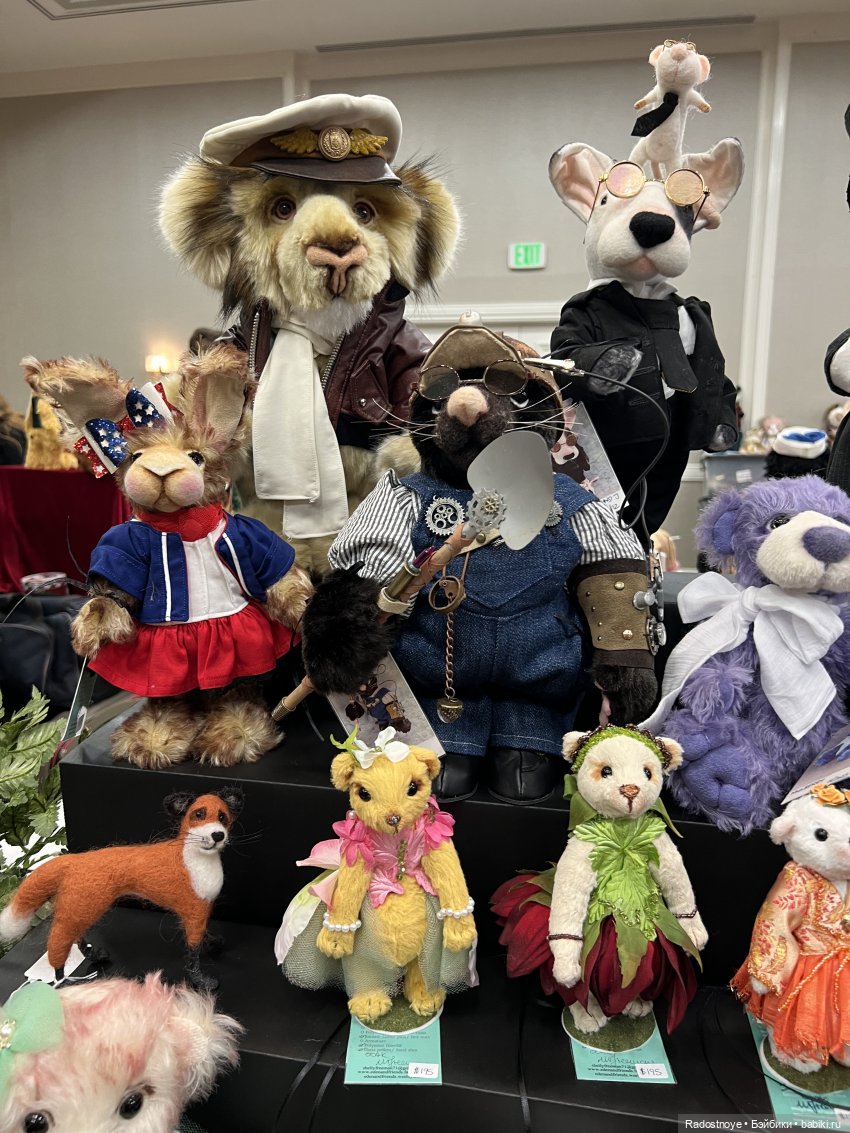 Выставка авторских кукол и мишек тедди в Филадельфии