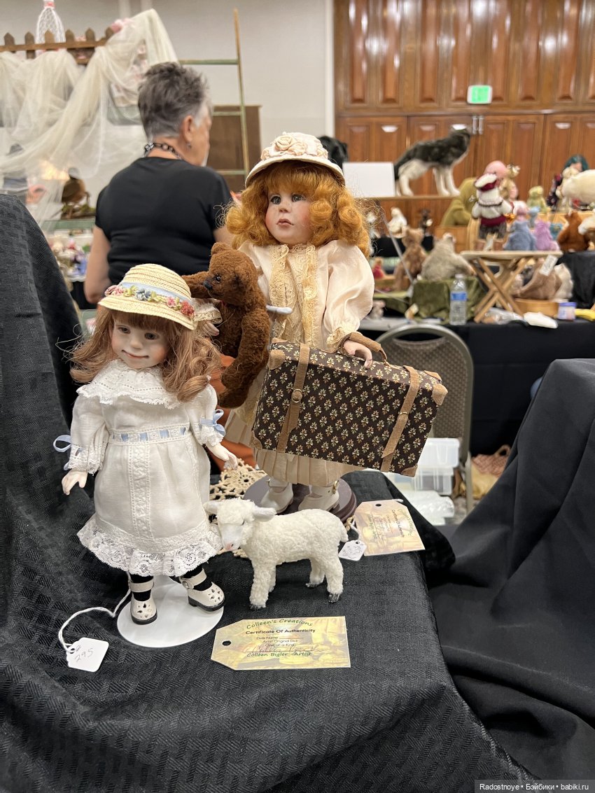 Выставка авторских кукол и мишек тедди в Филадельфии