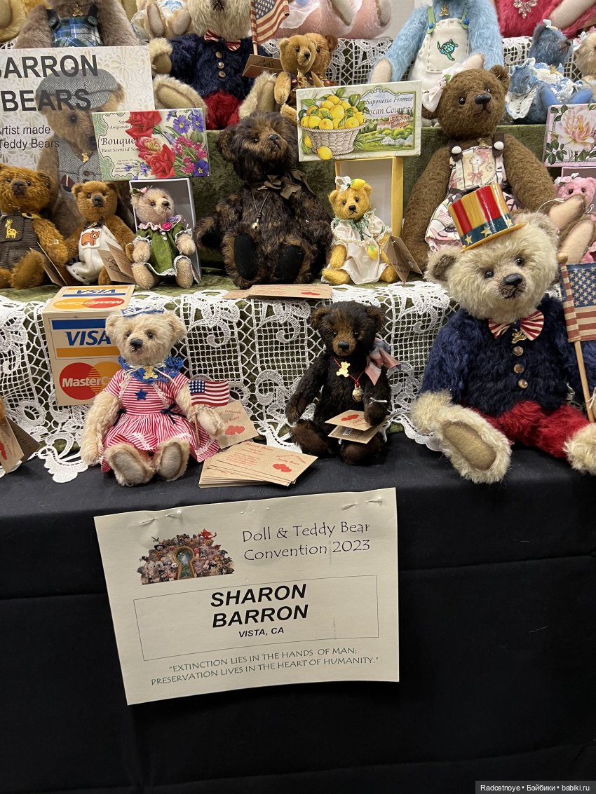 Выставка авторских кукол и мишек тедди в Филадельфии