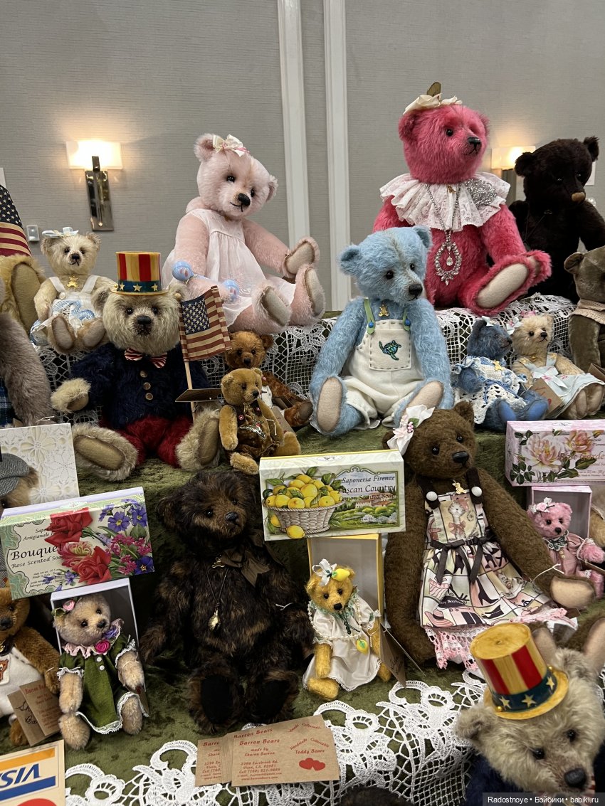 Выставка авторских кукол и мишек тедди в Филадельфии
