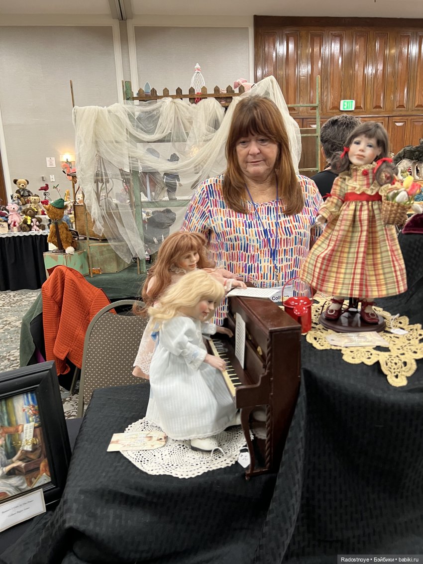 Выставка авторских кукол и мишек тедди в Филадельфии