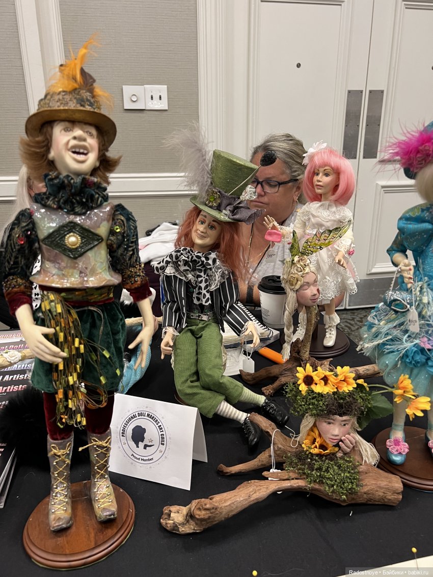 Выставка авторских кукол и мишек тедди в Филадельфии