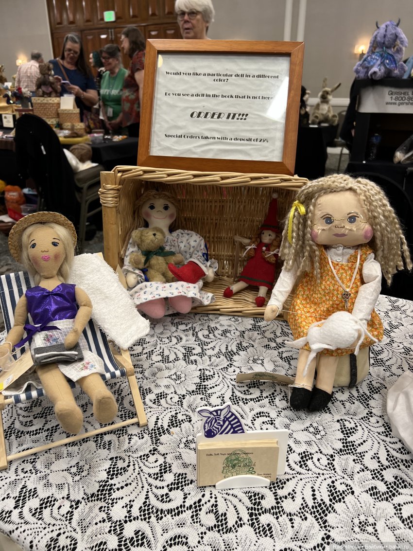 Выставка авторских кукол и мишек тедди в Филадельфии