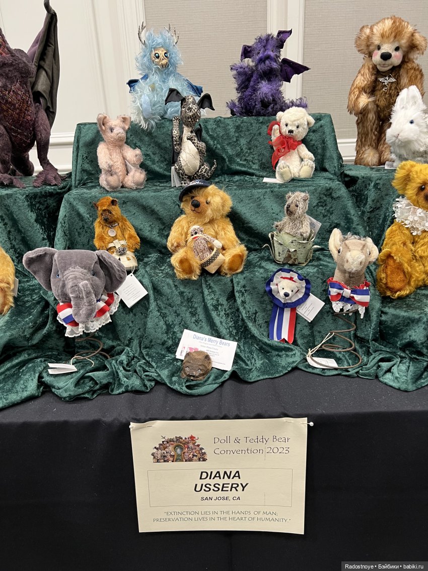 Выставка авторских кукол и мишек тедди в Филадельфии