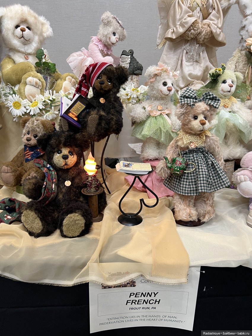 Выставка авторских кукол и мишек тедди в Филадельфии
