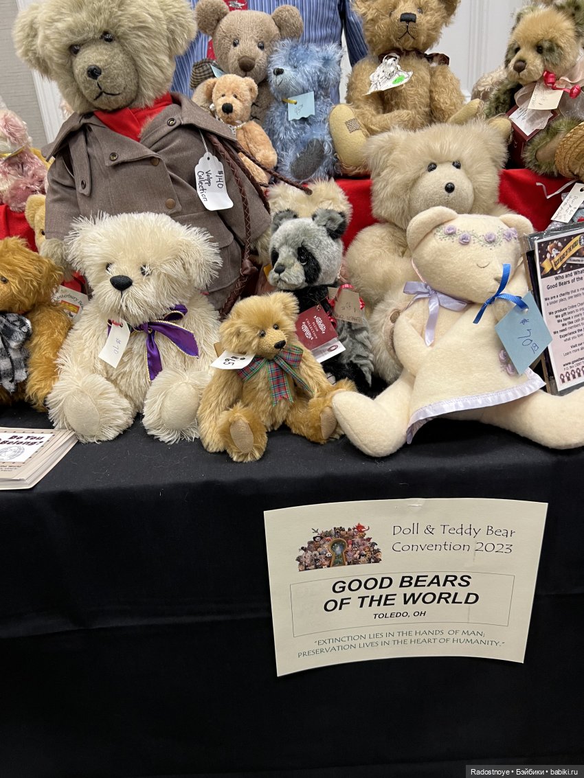 Выставка авторских кукол и мишек тедди в Филадельфии