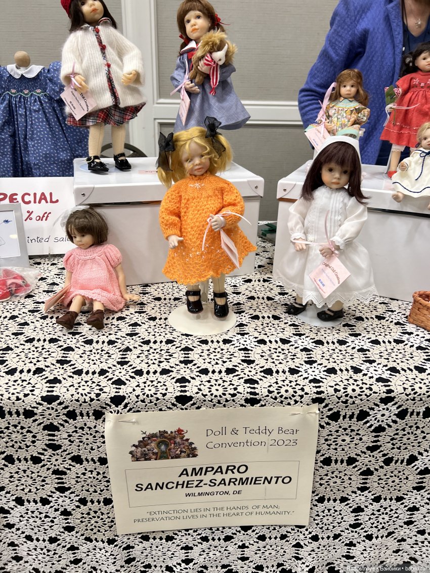 Выставка авторских кукол и мишек тедди в Филадельфии
