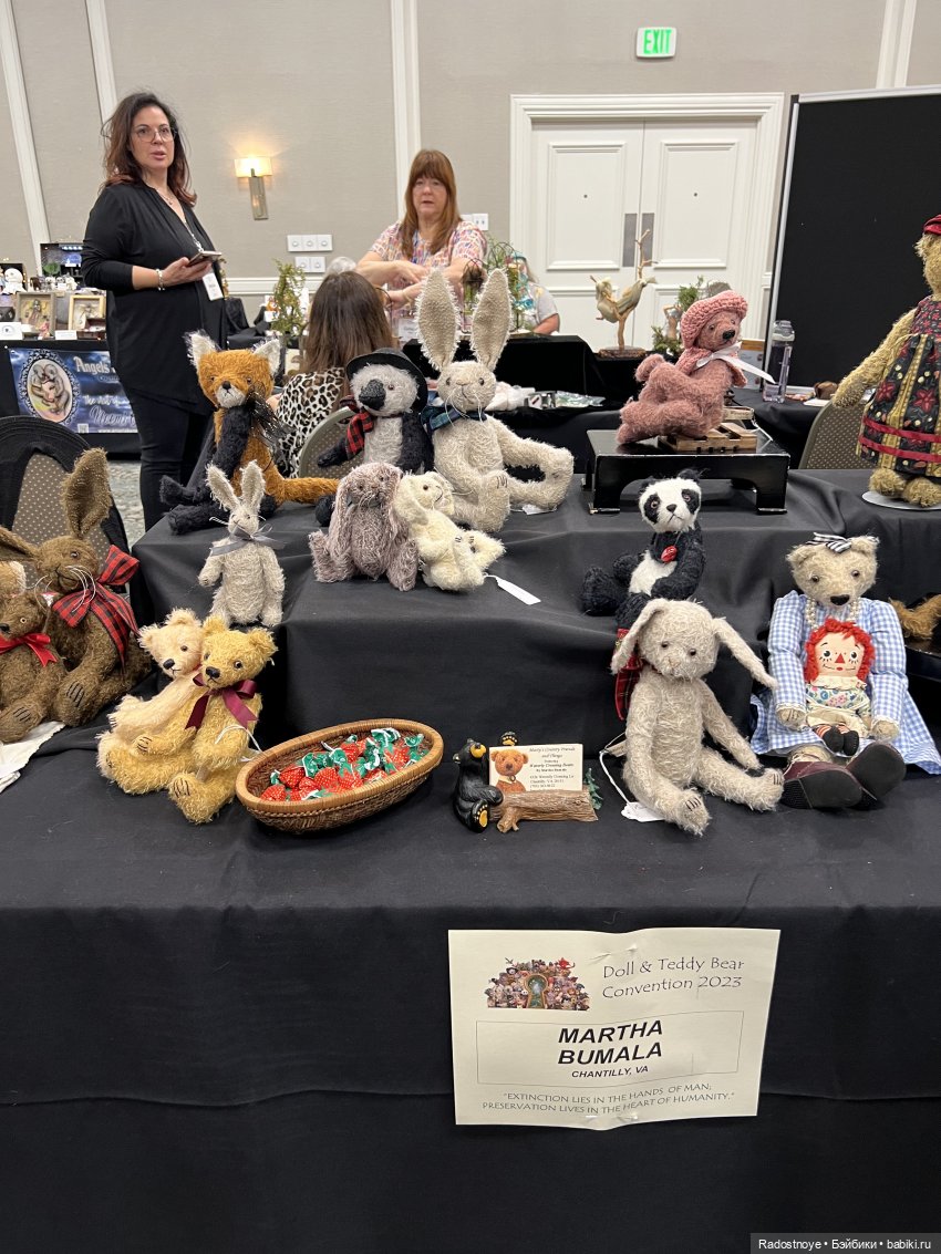 Выставка авторских кукол и мишек тедди в Филадельфии
