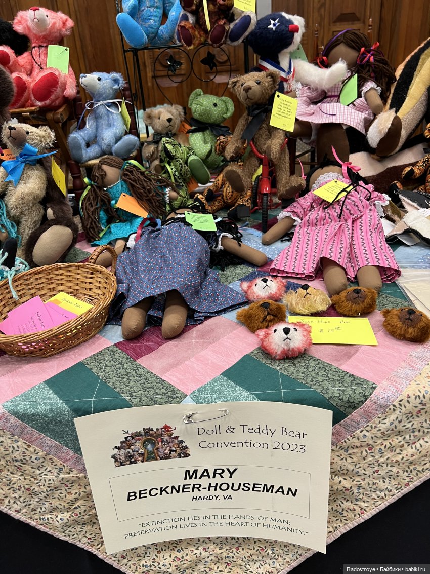 Выставка авторских кукол и мишек тедди в Филадельфии