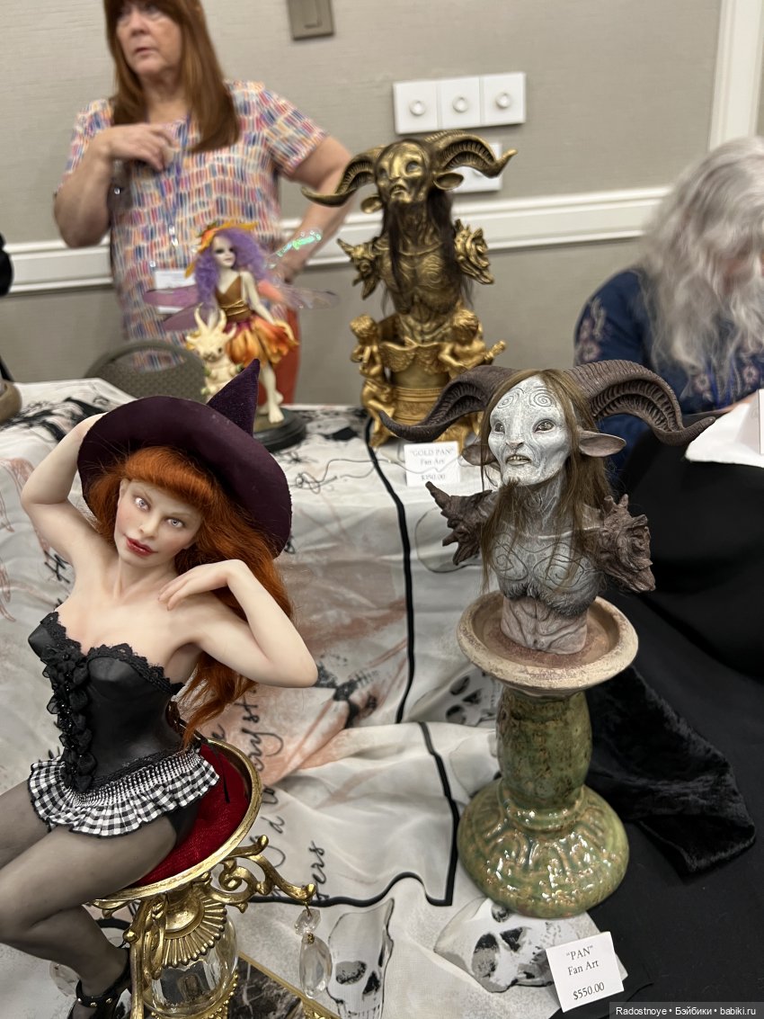 Выставка авторских кукол и мишек тедди в Филадельфии