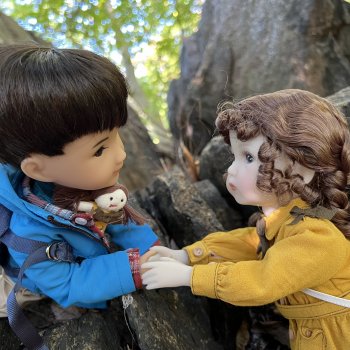 Корделия и Рассел - исследователи и путешественники