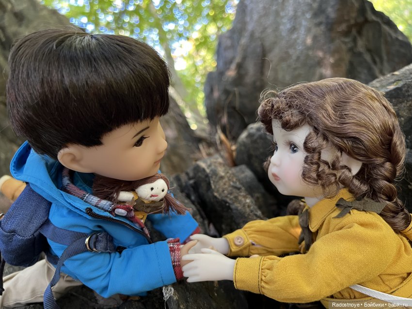 Корделия и Рассел - исследователи и путешественники