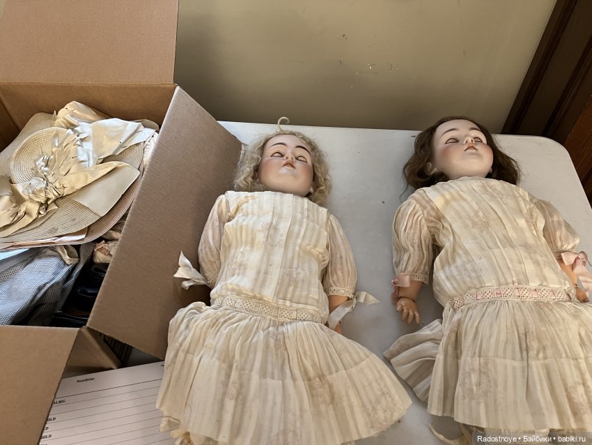 Первый опыт участия в живом аукционе антикварных и винтажных кукол