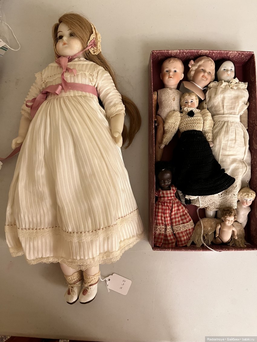 Продолжение моего первого опыта участия в живом аукционе антикварных и винтажных кукол