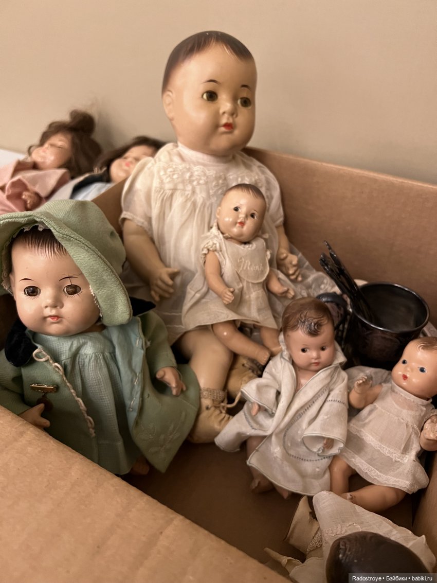 Продолжение моего первого опыта участия в живом аукционе антикварных и винтажных кукол