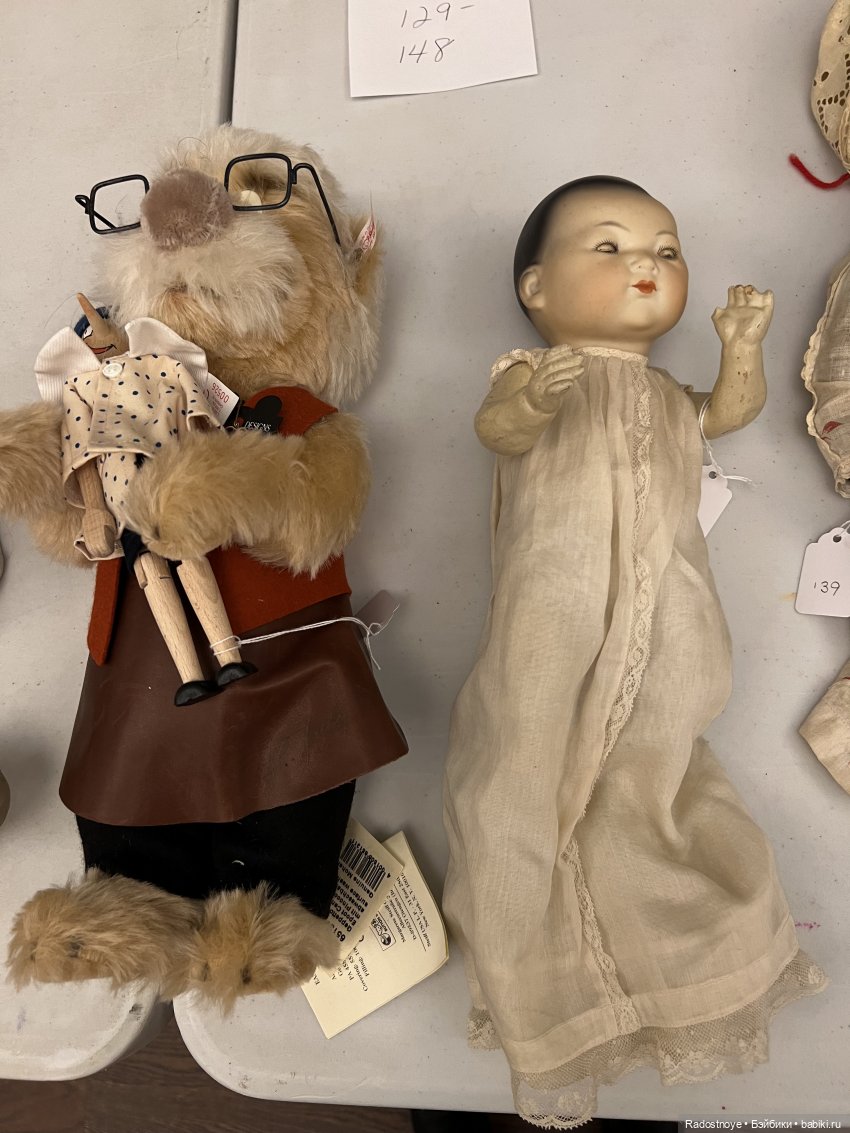 Продолжение моего первого опыта участия в живом аукционе антикварных и винтажных кукол