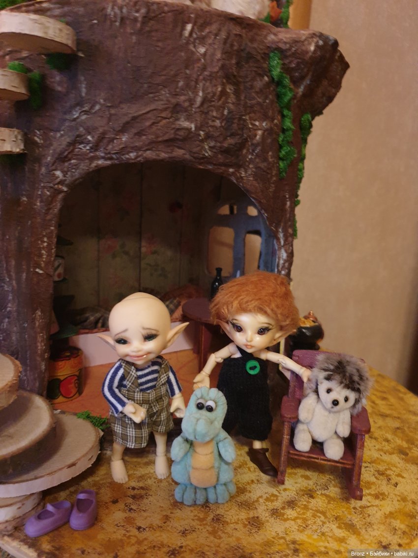 Патрик в гостях у Кроха | Бэйбики Патрик в гостях у Кроха — Куклы Fairyland (ФэйриЛэнд): BJD (БЖД) (фото 2)