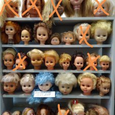 Голова для куклы СССР, ГДР,  Германия, Россия, Китай