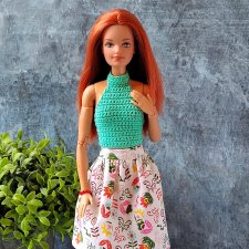 МК по пошиву юбки-татьянки для Барби Barbie