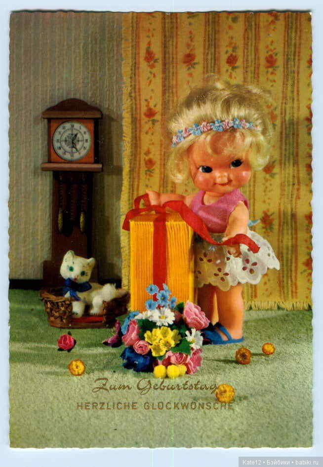 Goebel MJ Hummel и Eva Harta 4303 куклы на открытках (фото 5)