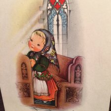 Кукла открытка Eva Harta