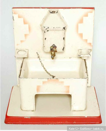 Кукольные домики 1950-60-х годов - зеркало живой немецкой культуры. Ванная комната (фото 3)