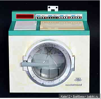 Кукольные домики 1950-60-х годов. Стиральная машина (фото 5)