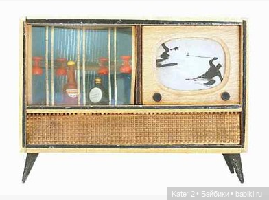 Кукольные домики 1950-60-х годов. Телевизоры и радиоприемники (фото 5)