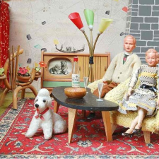 Кукольные домики 1950-60-х годов. Телевизоры и радиоприемники