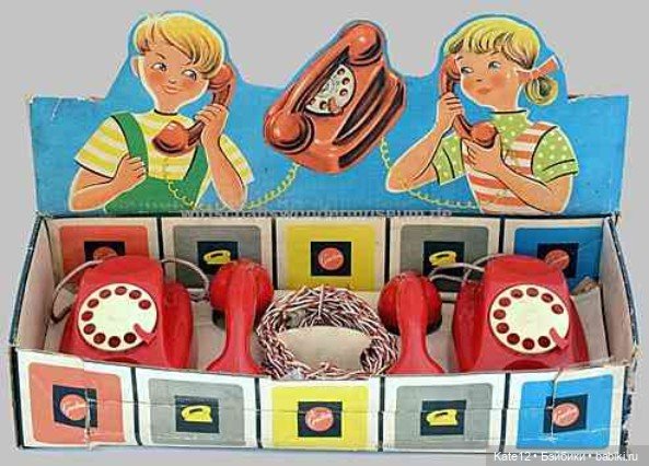 Кукольные домики 1950-60-х годов. Телефон (фото 9)