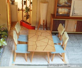 Кукольные домики 1950-60-х г. Гостиная (фото 6)