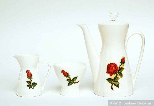 Кукольные домики 1950-60-х годов - Пластиковая посуда