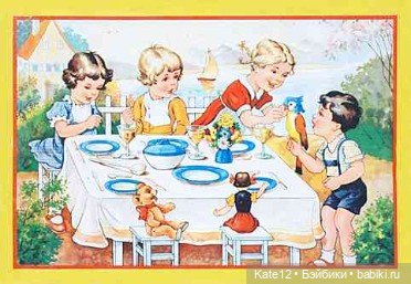 Кукольные домики 1950-60-х годов - Пластиковая посуда (фото 7)