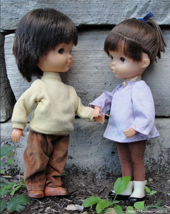 Япония. Две половинки | Бэйбики Япония. Две половинки — Винтажные куклы Японии: Sekiguchi (фото 3)