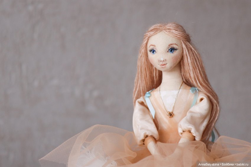Авторские куклы Анны Балябиной - Юнона, авторская кукла из текстиля, 33 см