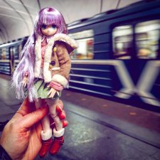 Минори Azone  впервые в  Московском метро
