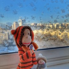 Веснушка Thornberry Торнберри и снежинки на окне❄️