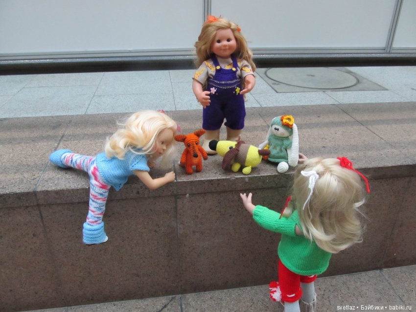 Как девочки гуляли по выставке (Светуля цвергназе, Катюша вихтель и Милочка минуш) Ч.4