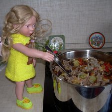 Ээээ...Домашнее...Кулинарное...Как Иришка (Ирмхен Цвергназе) готовит ужин