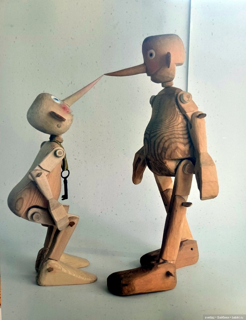 Проект Пиноккио.Буратино. на выставке "Время кукол" в Санкт-Петербурге (фото 3)