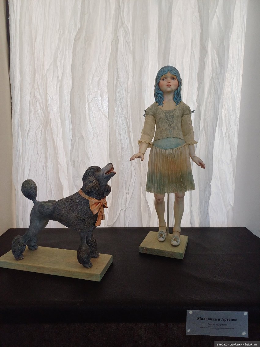 Проект Пиноккио.Буратино. на выставке "Время кукол" в Санкт-Петербурге