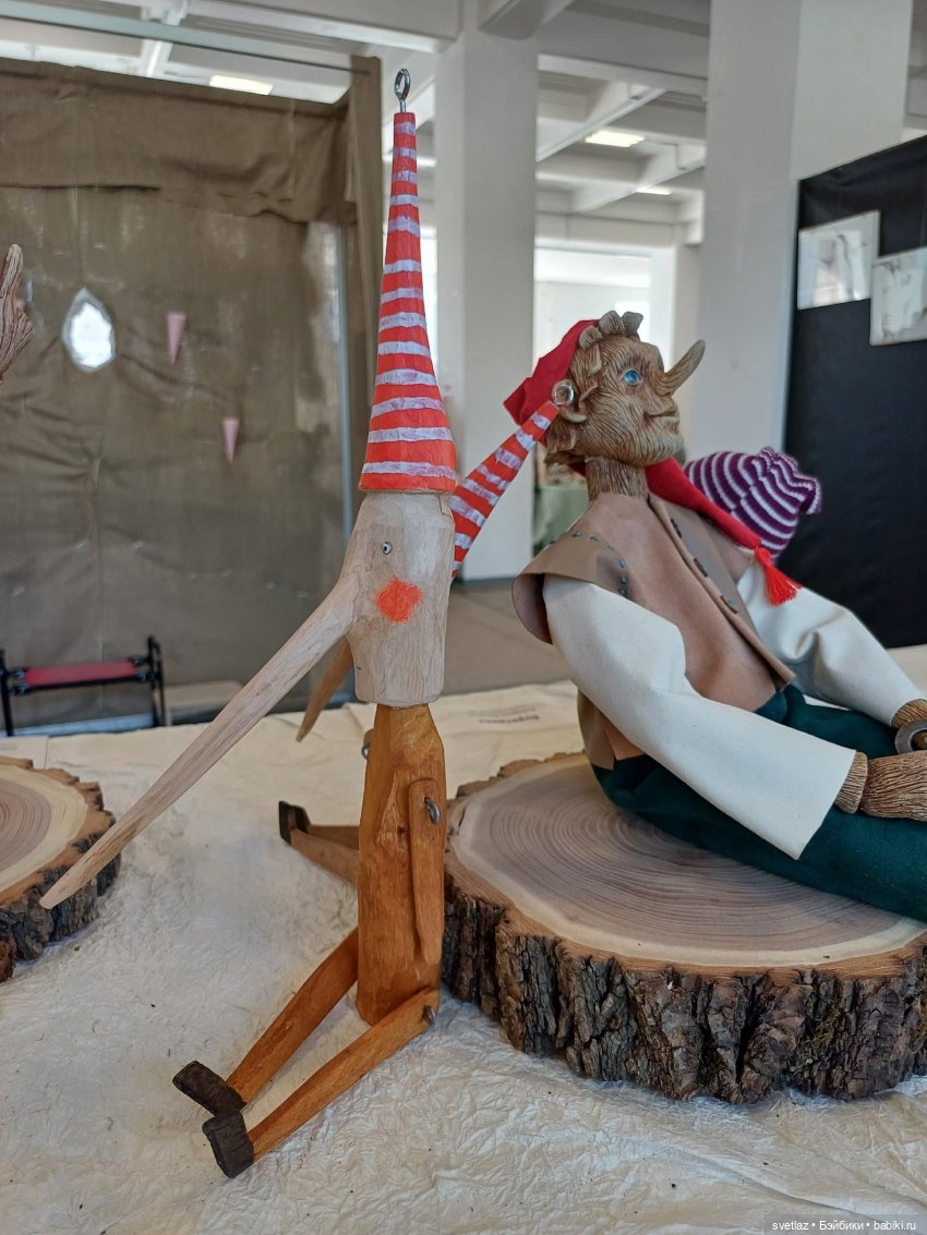 Проект Пиноккио.Буратино. на выставке "Время кукол" в Санкт-Петербурге